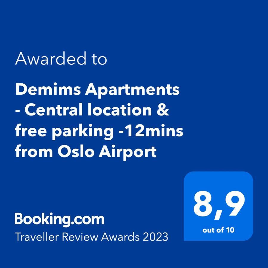Demims Apartments Lillestrom - Central Location & Parking Esterno foto